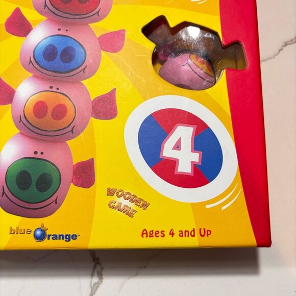 Blue Orange Games| PIGZ UP! Wooden Children’s Kids Board Game Family Fun Ages 4+ - Picture 4 of 12